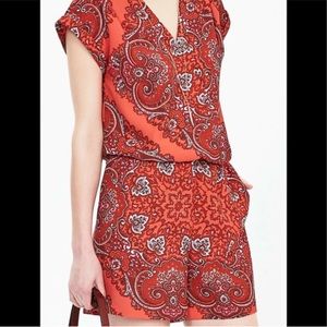 BABANA REPUBLIC Coral Paisley Romper
